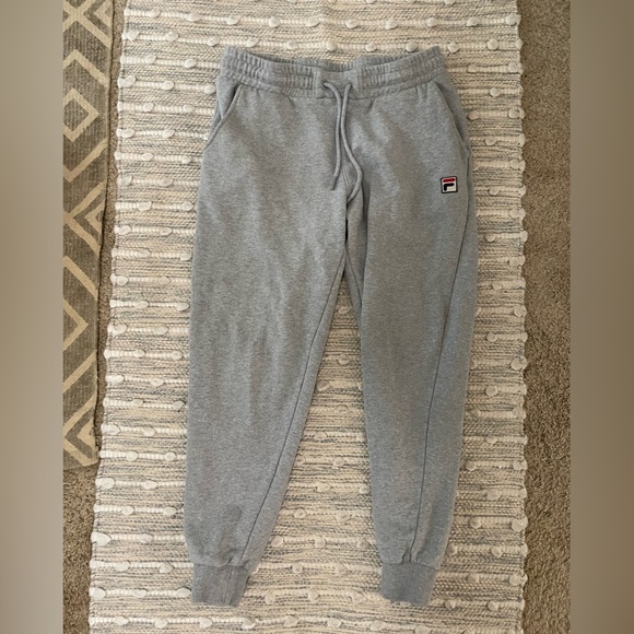 Grey FILA jogger sweatpants - Picture 1 of 4